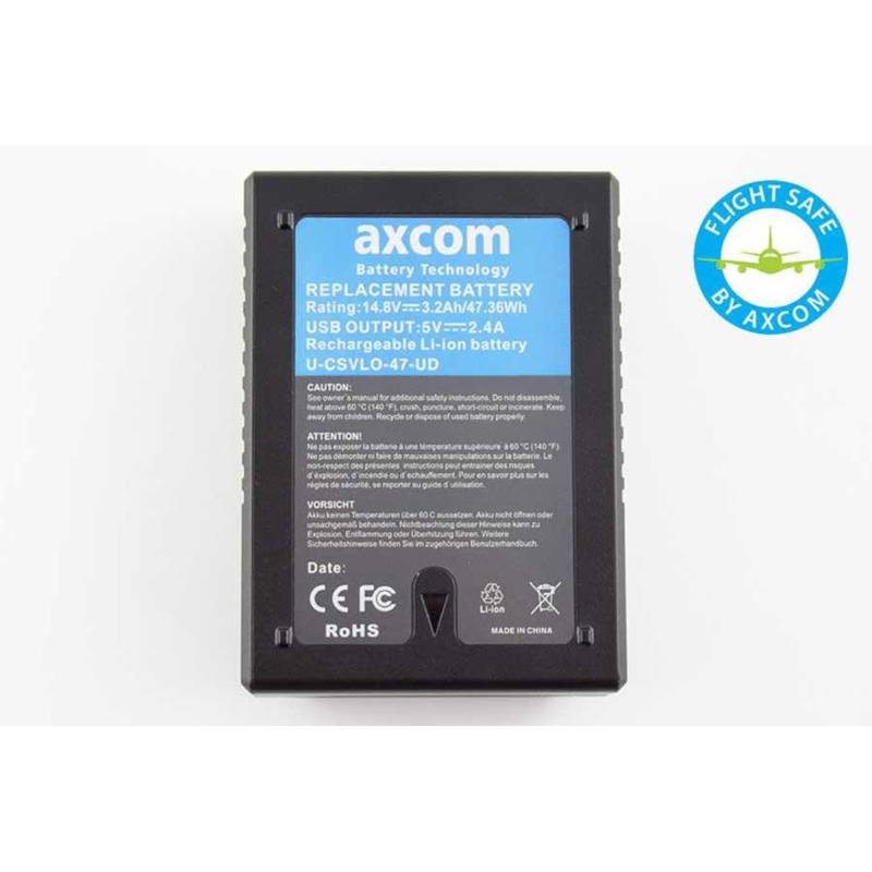 Axcom Li-Ion Micro Akku,9,II,(E) für Sony V-Lock Cube BP-L40 - 14,8V, 3,4Ah, 47,36Wh