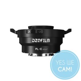 DZOFILM Octopus Adapter PL Mount Lens to E Mount Camera Black