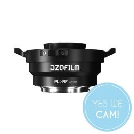 DZOFILM Octopus Adapter PL Mount Lens to RF Mount Camera Black