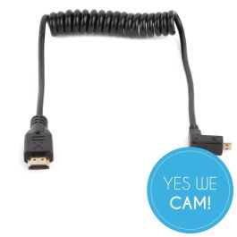 Wooden Camera Coiled Right Angle Micro HDMI to Full HDMI -12’’-