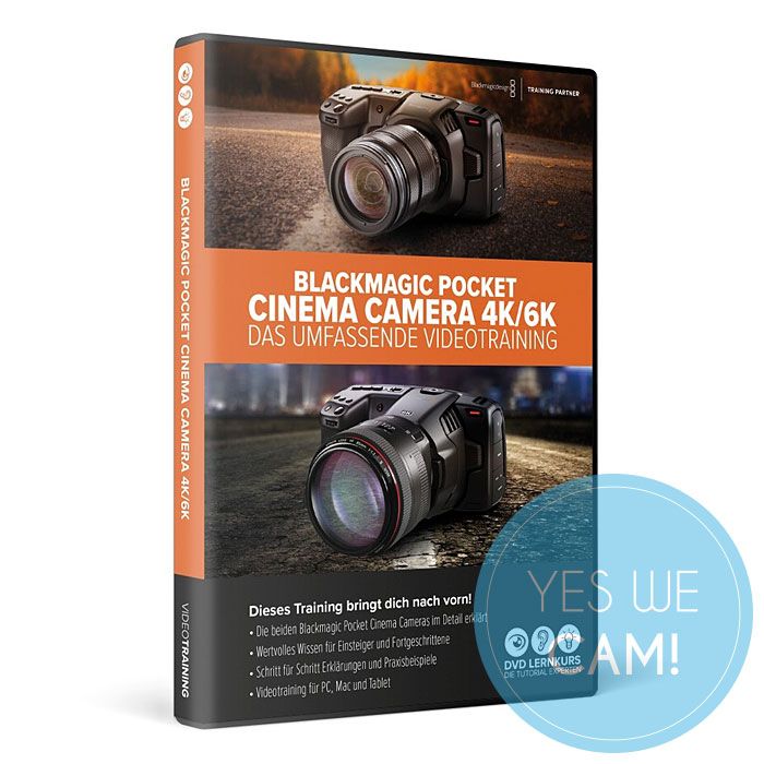 Blackmagic Pocket Cinema Camera 4K/6K/Pro - Lernkurs kaufen