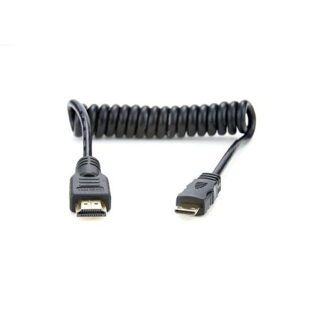Atomos Mini HDMI auf HDMI Spiralkabel 30cm