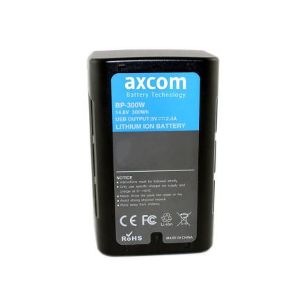 Axcom Li-Ion Akku Sony V-Lock 14,9V/20.1Ah/300Wh mit USB und D-Tap