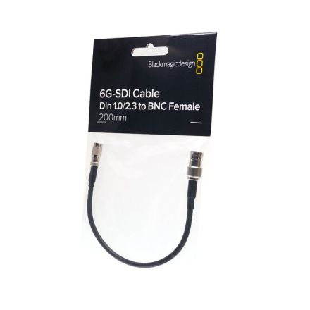 Blackmagic Design BNC-Kabel Din 1.0/2.3 auf BNC-Buchse -20cm-