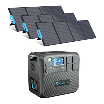 BLUETTI AC200MAX + 3x PV200 Solar Generator Kit