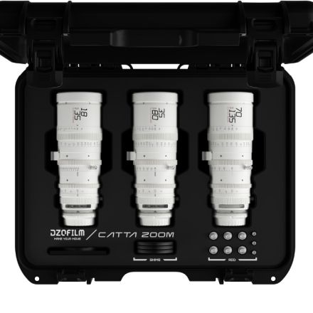 DZOFILM Catta Zoom 3-Lens Kit 18-35/35-80/70-135 T2.9 White