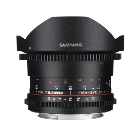 Samyang MF 8mm F3.8 Fisheye II Video APS-C Nikon F