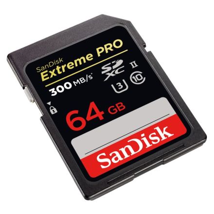 SanDisk Extreme Pro UHS II SDXC 64GB 300MB/s