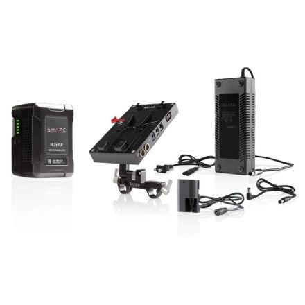 SHAPE 98 Wh Battery Kit D-Box Camera Power and Charger for Canon 5D, 7D, LP-E6 Series