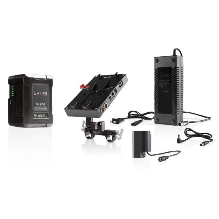 SHAPE 98 Wh Battery Kit D-Box Camera Power and Charger for Panasonic GH4, GH5 Series