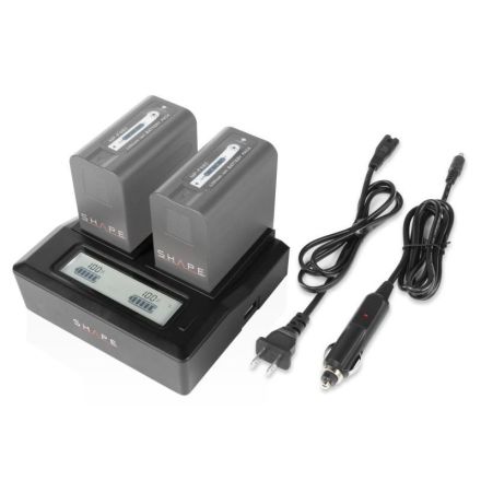 SHAPE NP-F Dual LCD Charger