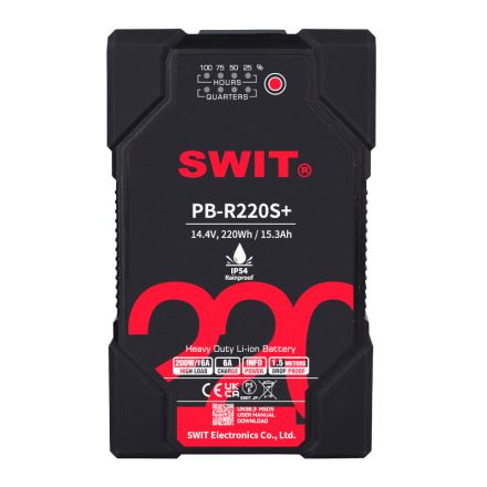 SWIT PB-R220S+ 220Wh Heavy Duty IP54 Battery Pack