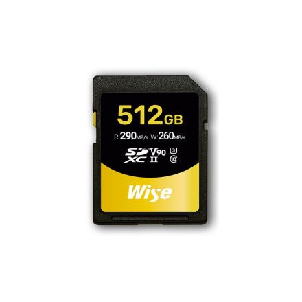 Wise SDXC UHS-II V90 512GB WISE