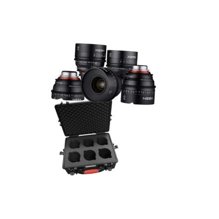 XEEN-5er Set Cinema Objektive Nikon F Vollformat + Gratis Case