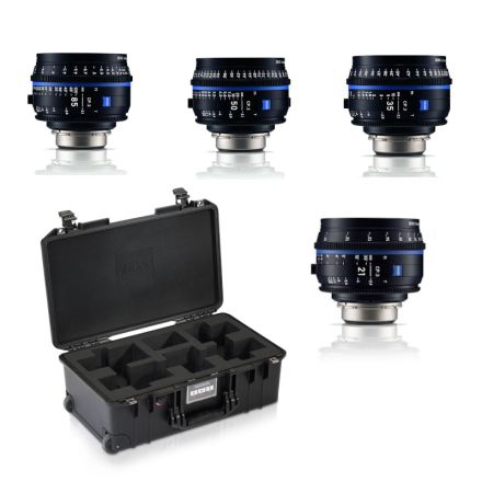 ZEISS Compact Prime CP.3 21/35/50/85 EF Koffer Set