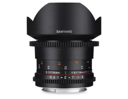 Samyang 14mm T3.1 VDSLR II Objektiv für Canon EF