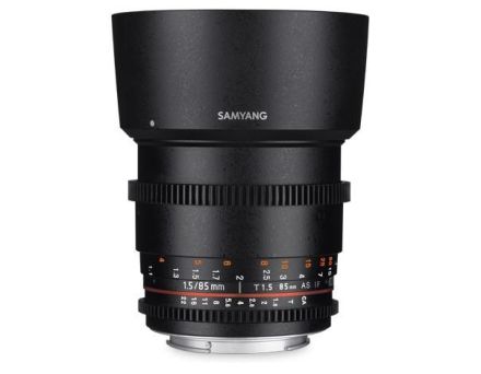 Samyang 85mm T1.5 VDSLR II Objektiv für Nikon