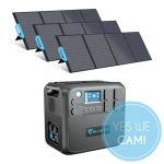 BLUETTI AC200MAX + 3x PV200 Solar Generator Kit Powerstation