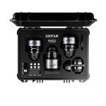 DZOFILM Pavo 2x Anamorphic 3-Lens Kit 28/40/75mm T2.1 für PL/EF Mount S35 metric - Blue Coating Koffer