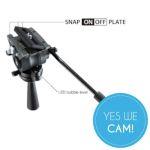 Libec S4 Tripod System with Slide Snap On/Off Plate