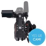 Panasonic AU-EVA1 Super35 Cine Kamera mit EF-Mount Topansicht