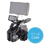 Panasonic AU-EVA1 Super35 Cine Kamera mit EF-Mount mit ATOMOS SDI