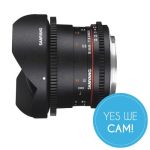 Samyang MF 8mm F3.8 Fisheye II Video APS-C Canon EF Lichststark