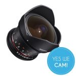 Samyang MF 8mm F3.8 Fisheye II Video APS-C Canon EF Blende