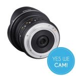 Samyang MF 8mm F3.8 Fisheye II Video APS-C Canon EF Blendenring