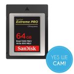SanDisk CFexpress Extreme Pro 64 GB RAW-Leistung