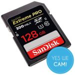 SanDisk Extreme Pro UHS II SDXC 128GB 300MB/s Speicherkarte