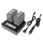 SHAPE NP-F Dual LCD Charger Stromversorgung