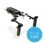 SHAPE Revolt VCT Universal Baseplate With Camera Shoulder Mount And Telescopic Camera Handle - BP12