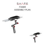 SHAPE Sony FX6 baseplate with handle Schlitten