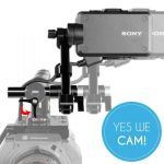 SHAPE Sony FX9 push-button view finder mount Patentiert