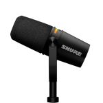 Shure MV7+ Podcast-Mikrofon - Schwarz Auto-Level-Modus