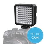 Walimex Pro LED Foto Video Leuchte 64 LED dimmbar Akkubetrieb