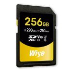 Wise SDXC UHS-II V90 256GB Lesegeschwindigkeit 290 MB/s