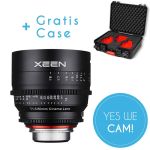  XEEN 50mm Cinema Objektiv 4K+ Aktion mit gratis 3-fach Case