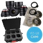 XEEN-5er Set Cinema Objektive 4K inkl. gratis 2x XEEN Mounting Kit & XEEN Case
