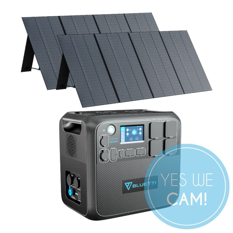 BLUETTI AC200MAX + 2x PV350 Stromaggregat Solar Set