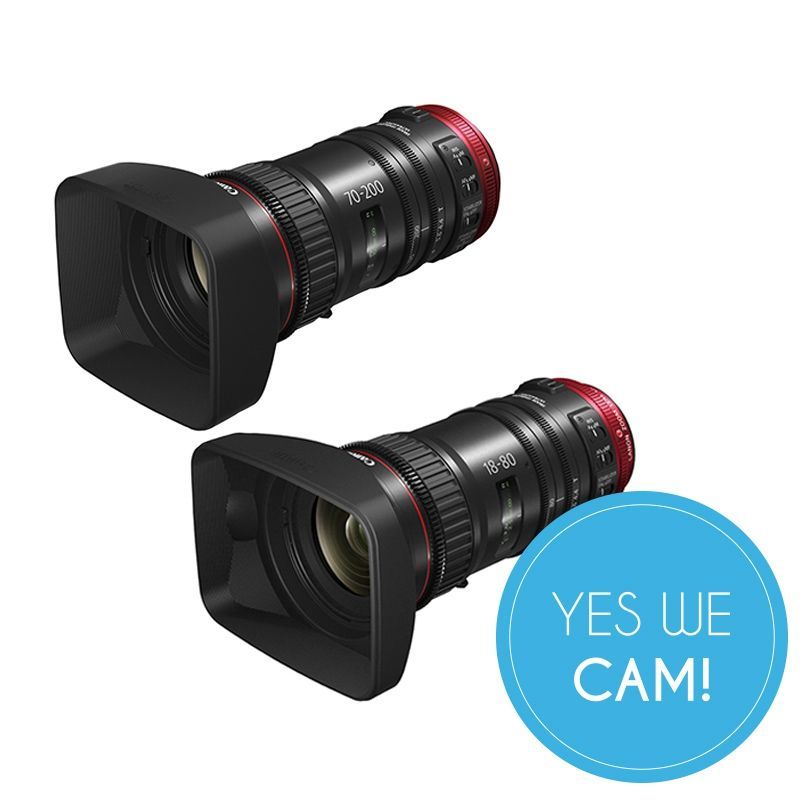 Canon Compact Servo Double Lens Kit (CN-E18-80mm & CN-E70-200mm) + 700 Euro Cash Back - Aktion 