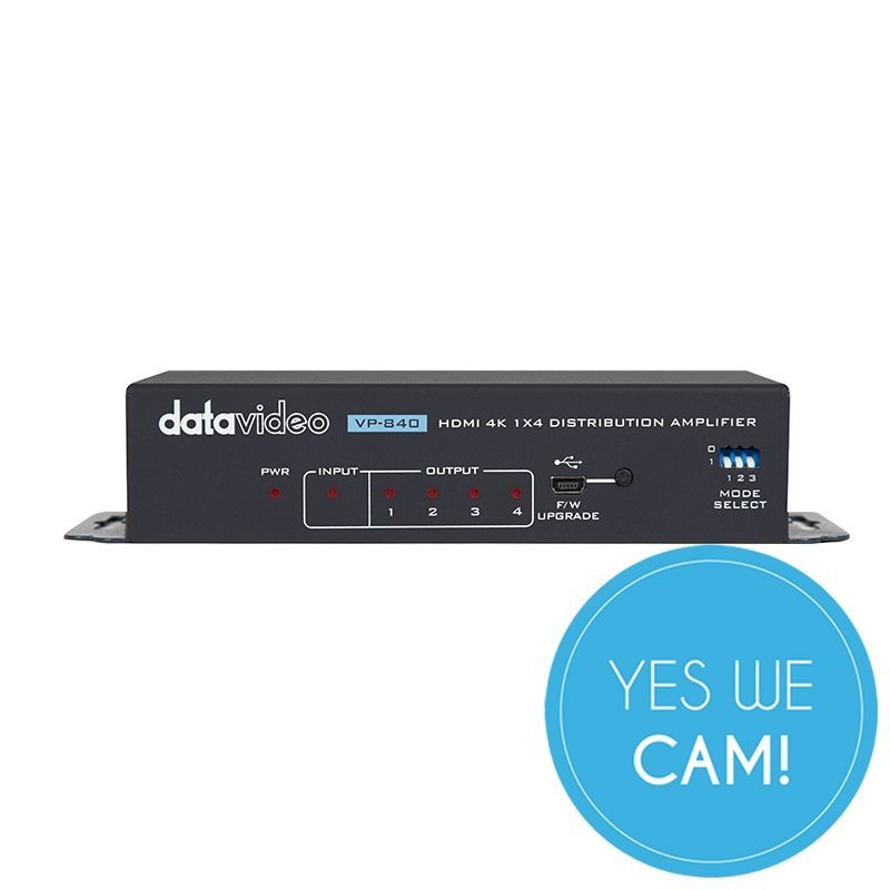 Datavideo VP-840 4K HDMI Distribution Amplifier 1x4 Lieferung