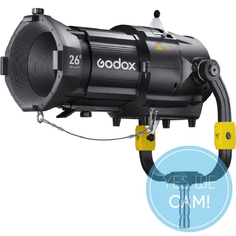 Godox Knowled GP26K - Projektionsvorsatz mit 6x Gobo MG1200Bi