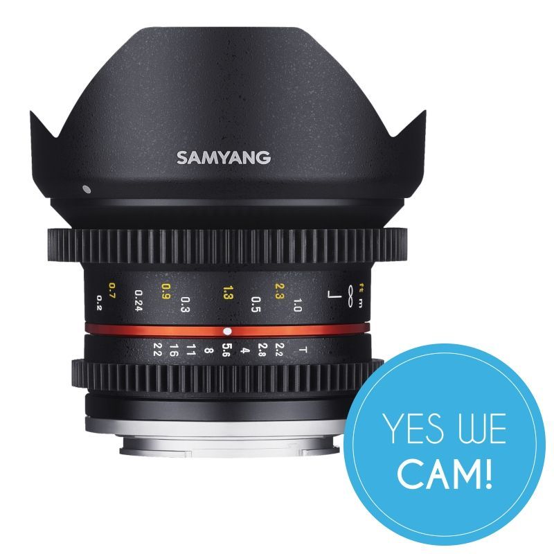 Samyang MF 12mm F2.2 Video APS-C Sony E Blende