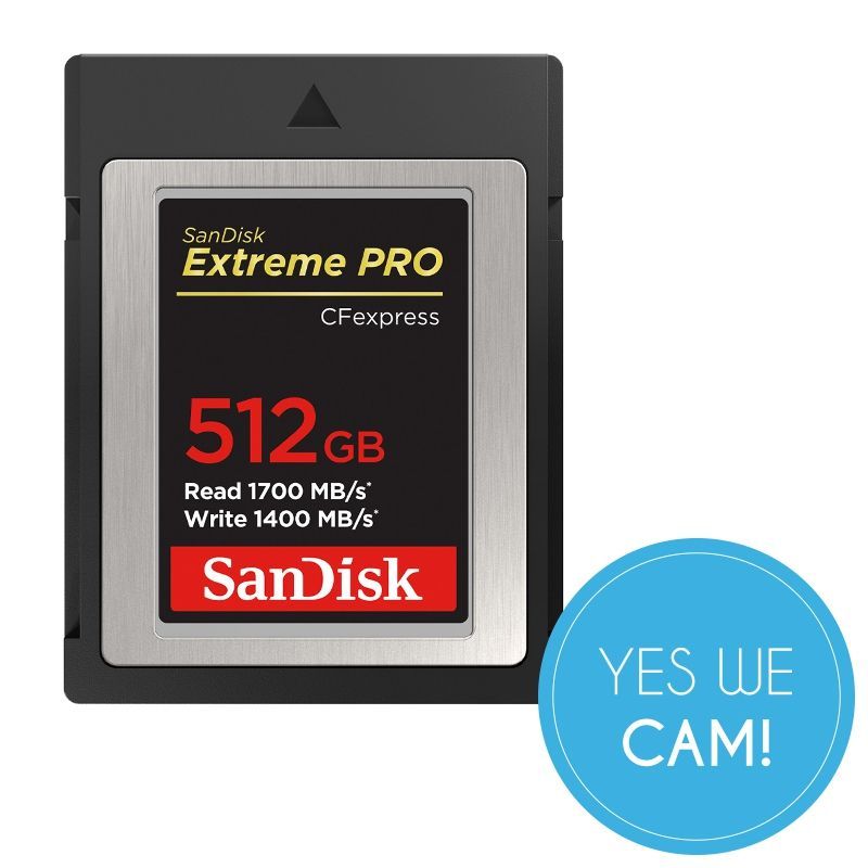 SanDisk CFexpress Extreme Pro 512 GB RAW-Leistung
