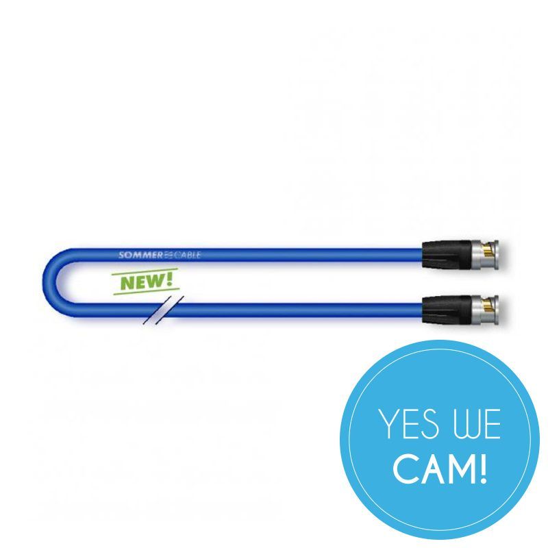 Sommer Cable 10m BNC Kabel Vector (RCB) 0.8/3.7 blau N
