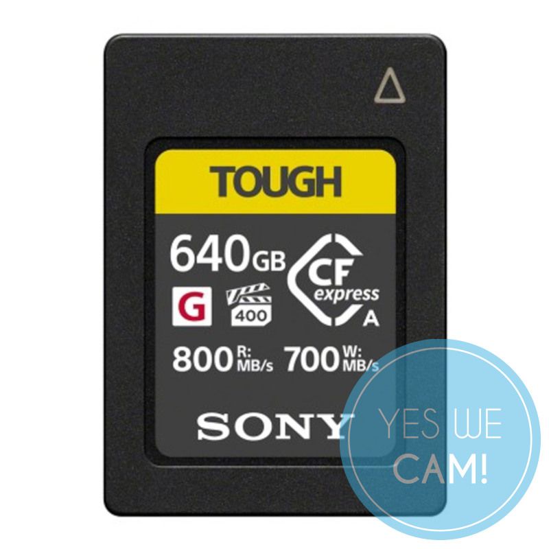 Sony CFexpress Type A-Speicherkarte der Serie CEA-G640T 640 GB Sony FX30