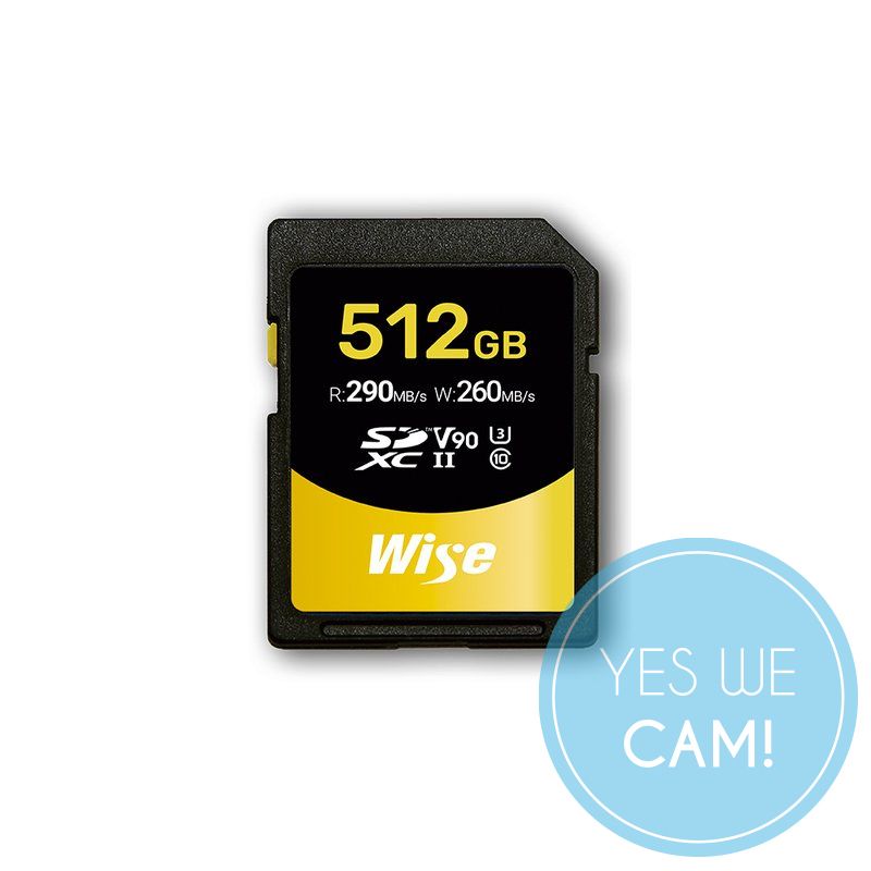 Wise SDXC UHS-II V90 512GB SD-Karte