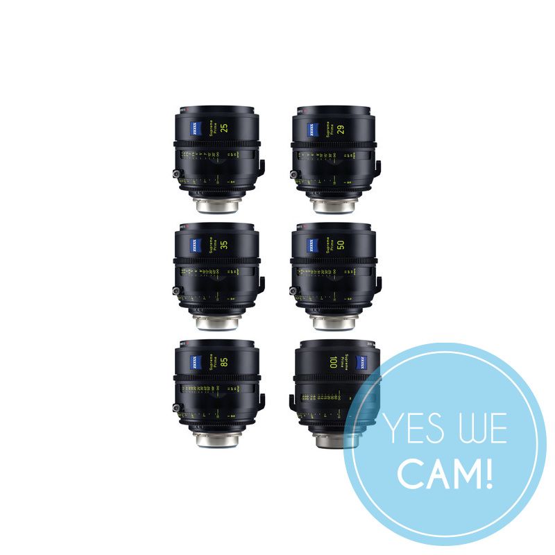 Zeiss 6 Lens Supreme Prime Set Objektivste